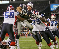 AP Photo - New England Blows Out Bills